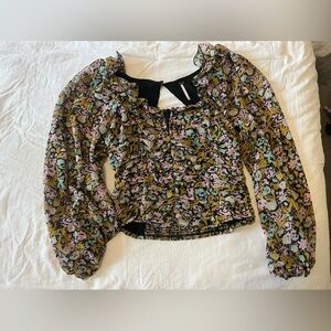 Free People Long Sleeve Going Out Top